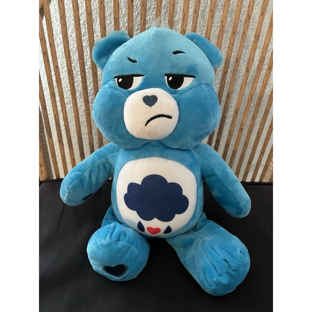 Care Bears Unlock The Magic 14" GRUMPY BEAR Rain Cloud Blue‎  Plush